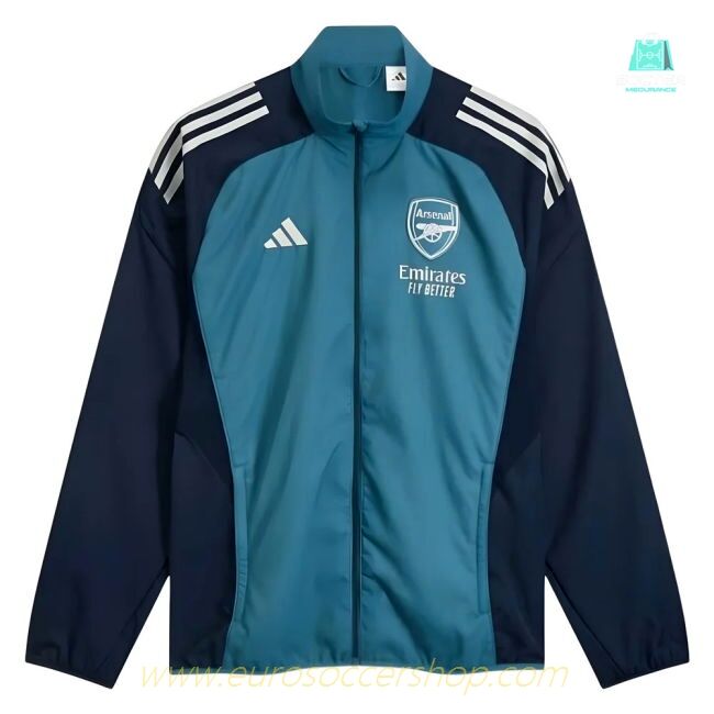 2025-2026 Arsenal Presentation Jacket (Blanch Blue)