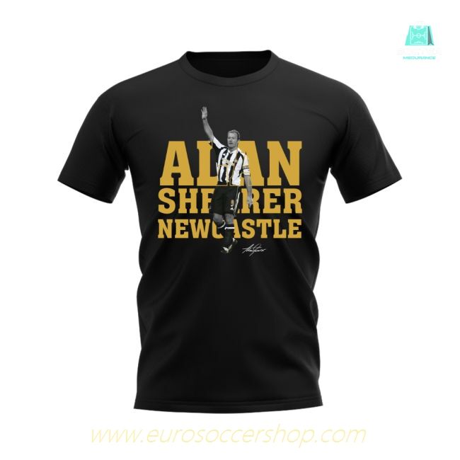Alan Shearer Newcastle Player Tee (Black)