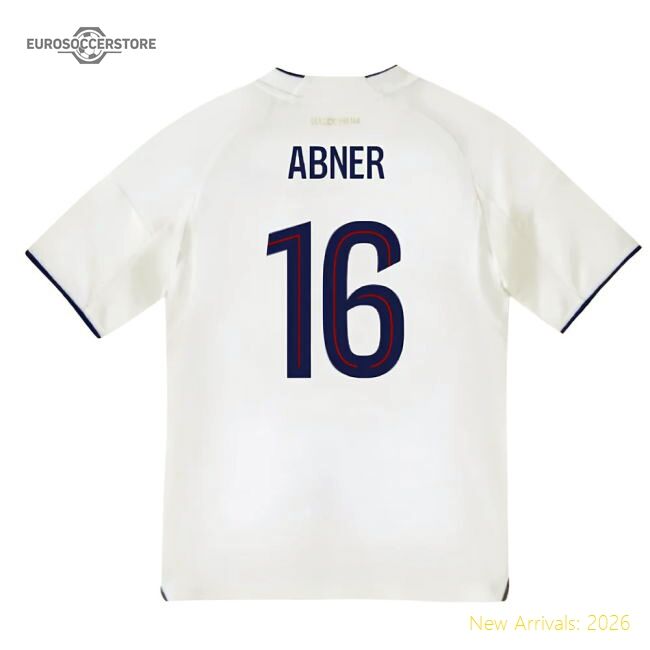 Match-Day 2025-2026 Olympique Lyon Home Shirt (Kids) (Abner 16)