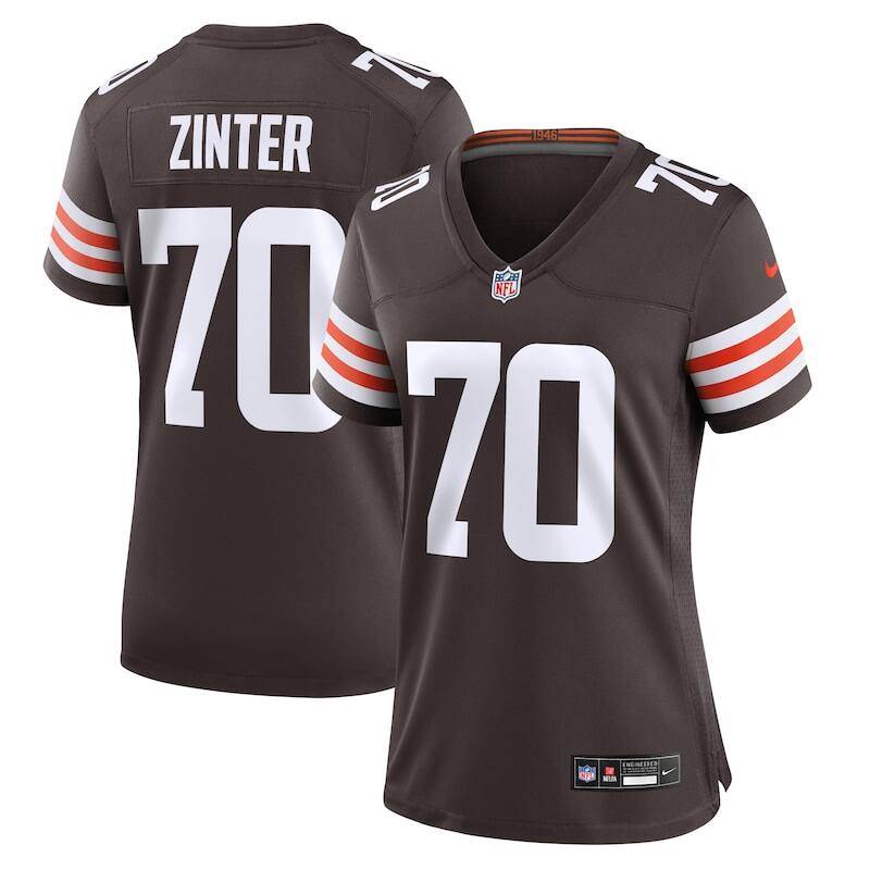 None Zak Zinter CLE Browns Top-Grade Game-Day Essential for NFL Fans