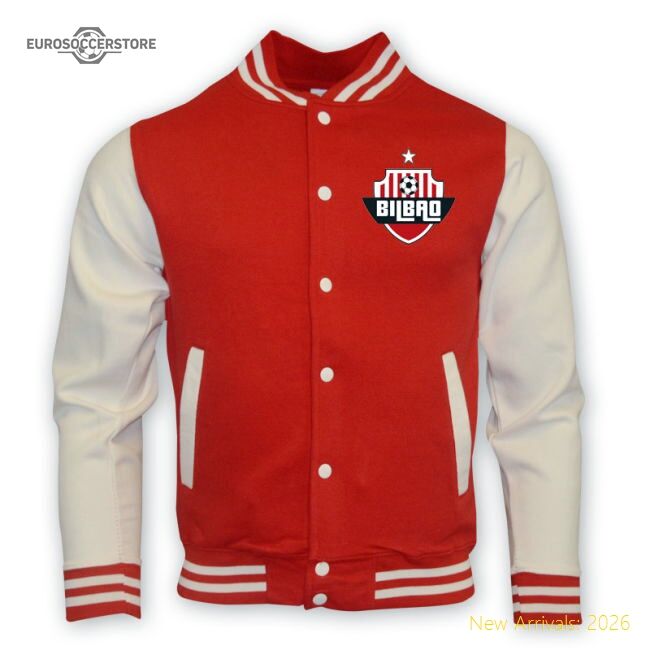 Performance Athletic Bilbao College Baseball Jacket (Red)