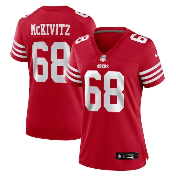 San Francisco 49ers Game NFL Jersey - Scarlet | Authentic Football ...