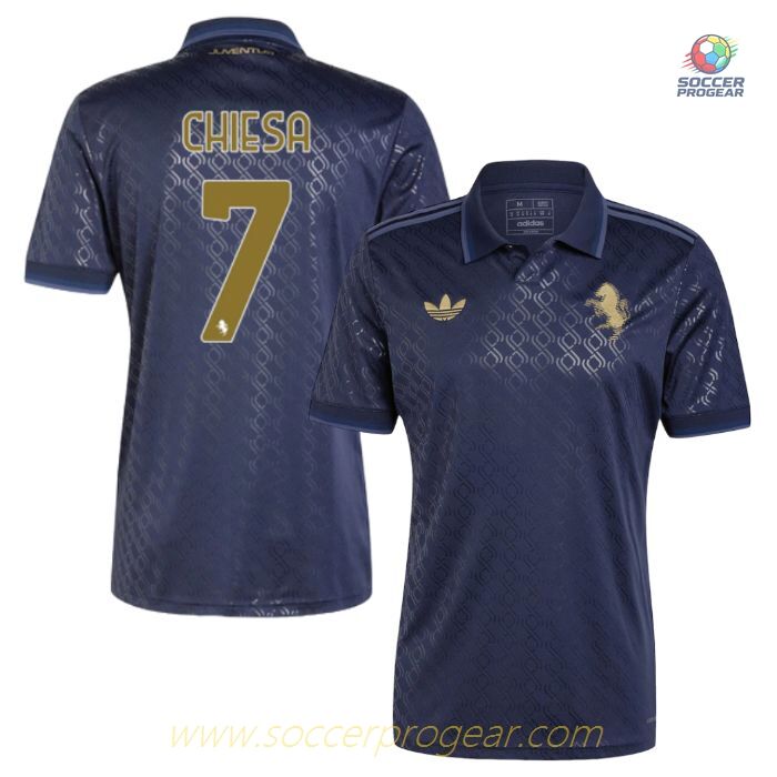Juventus Alternate Soccer Football Shirt 2024-25 Edition Chiesa