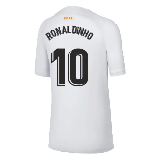 2022-2023 Barcelona Third Shirt (Kids) (RONALDINHO 10) - Ultras App...