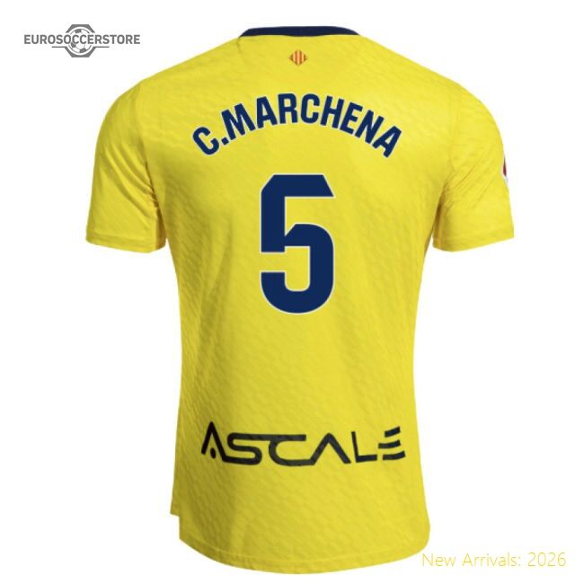 2025-2026 Villarreal First Jersey (cmarchena 5) - Unique Style