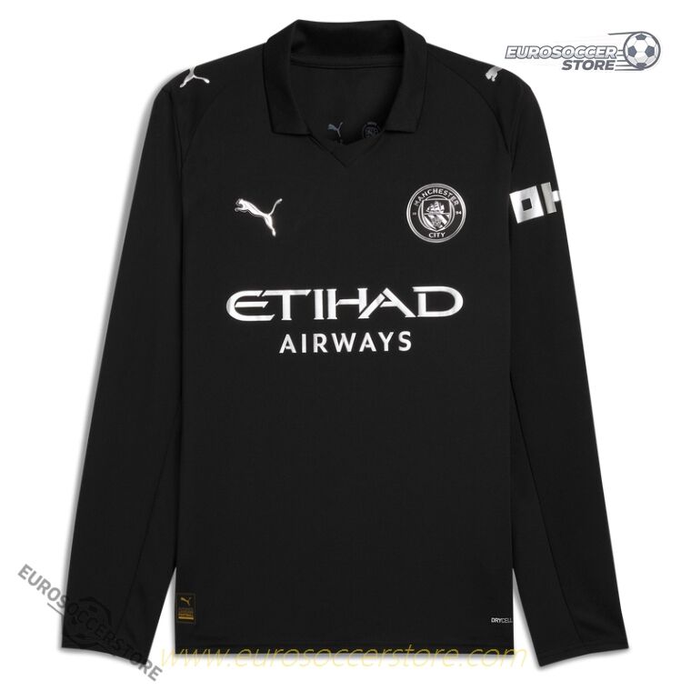 SAVINHO 26 Long Sleeve Away Jersey for Manchester City 25-26 Season