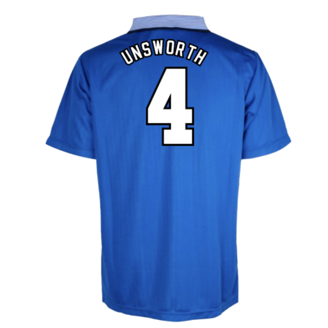 Modern Everton 1996 Home Retro Shirt (Unsworth 4) for Supporter Gear
