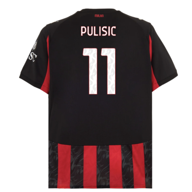 AC Milan 2025-2026 Home Jersey - Adult #54