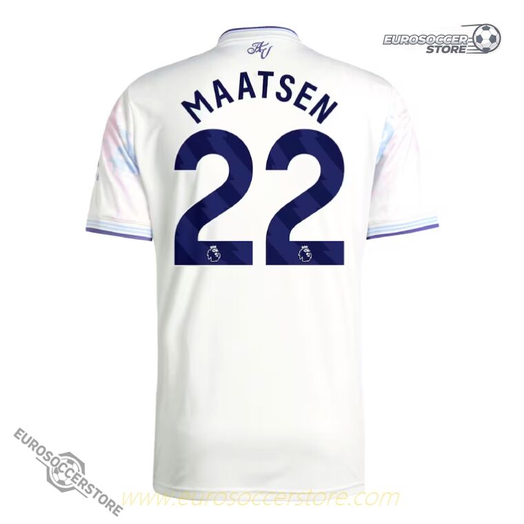Aston Villa 25-26 Third Version MAATSEN 22 Football Jersey