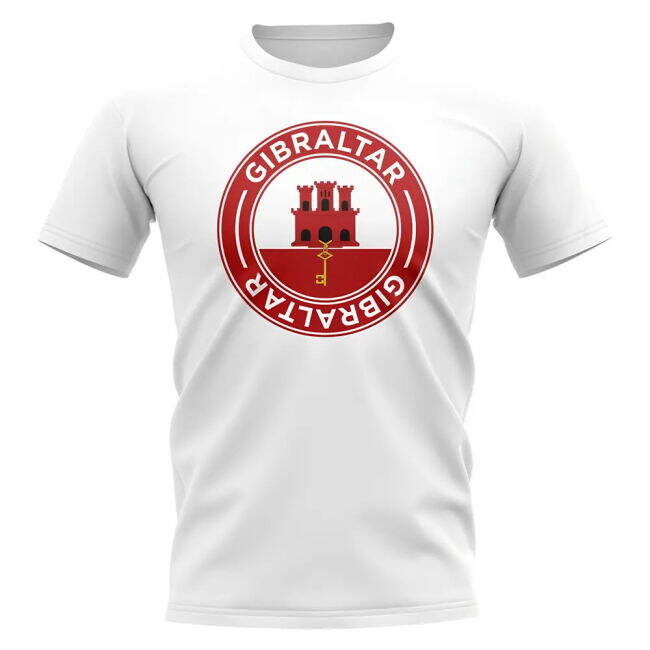 Official Gibraltar Football Badge Professional Durable Breathable