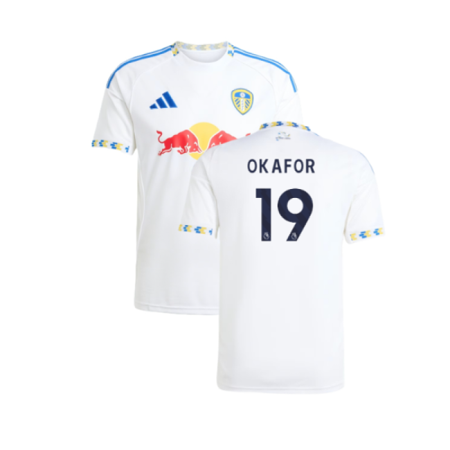 2025-2026 Leeds United Home Shirt (Okafor 19) (Limited Edition)