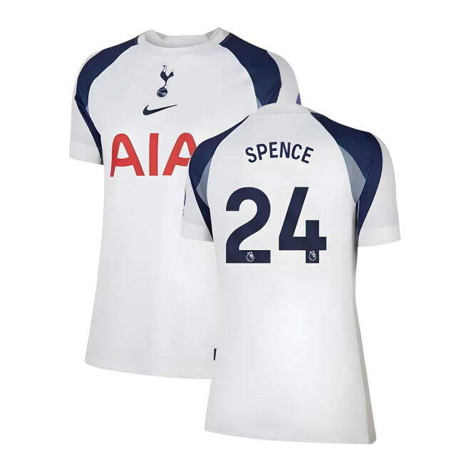 soccer jersey 2025-2026 Tottenham Home Shirt (Womens) (Spence 24)