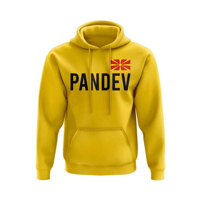 Goran Pandev Macedonia Name Hoody (Yellow) Netherlands Worldcup