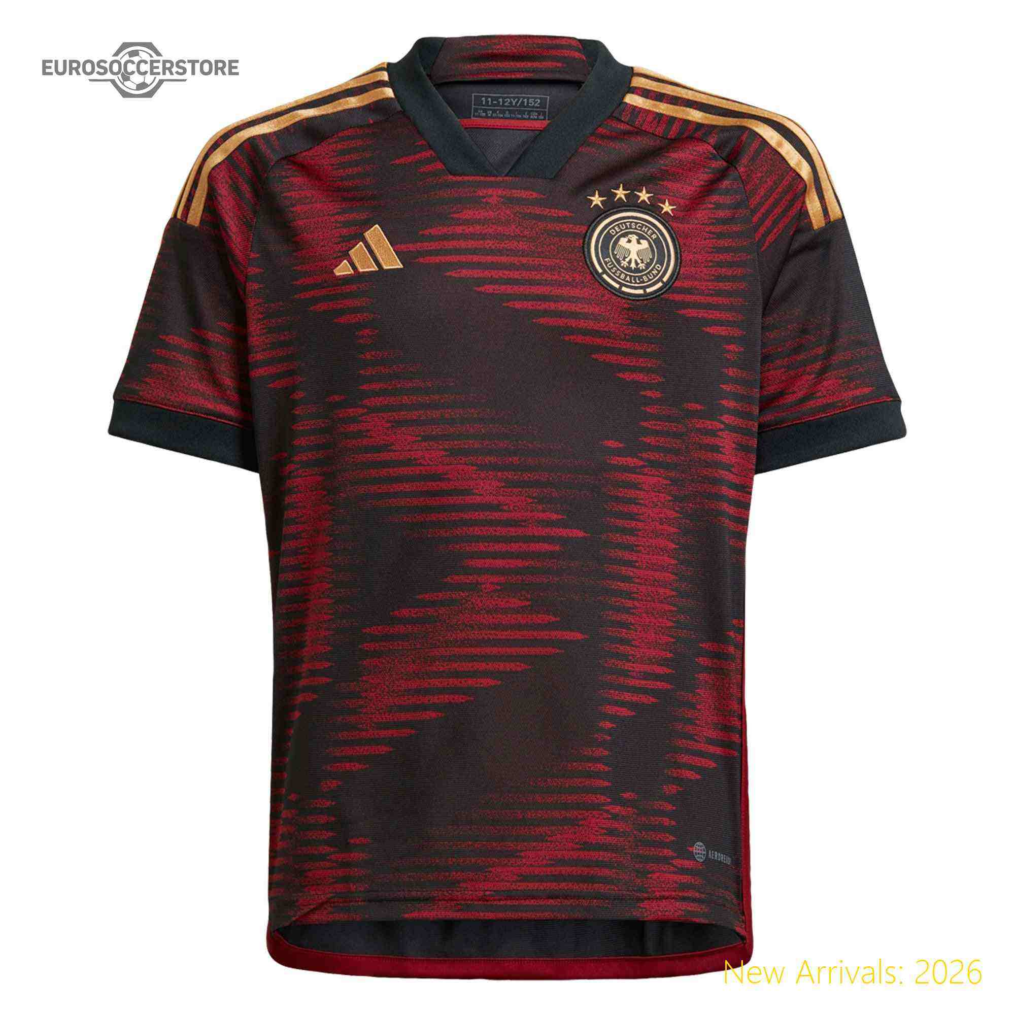 Modern Design Authentic Kids Ger Iconic Player Away Jersey 2022