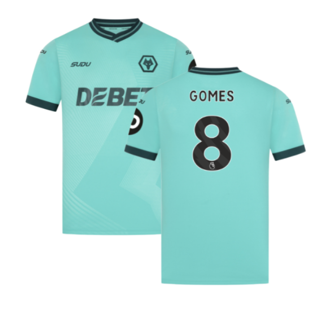 2025-2026 Wolves Away Kit (Gomes 8)