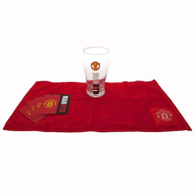 Manchester United FC Wordmark Mini Bar Set