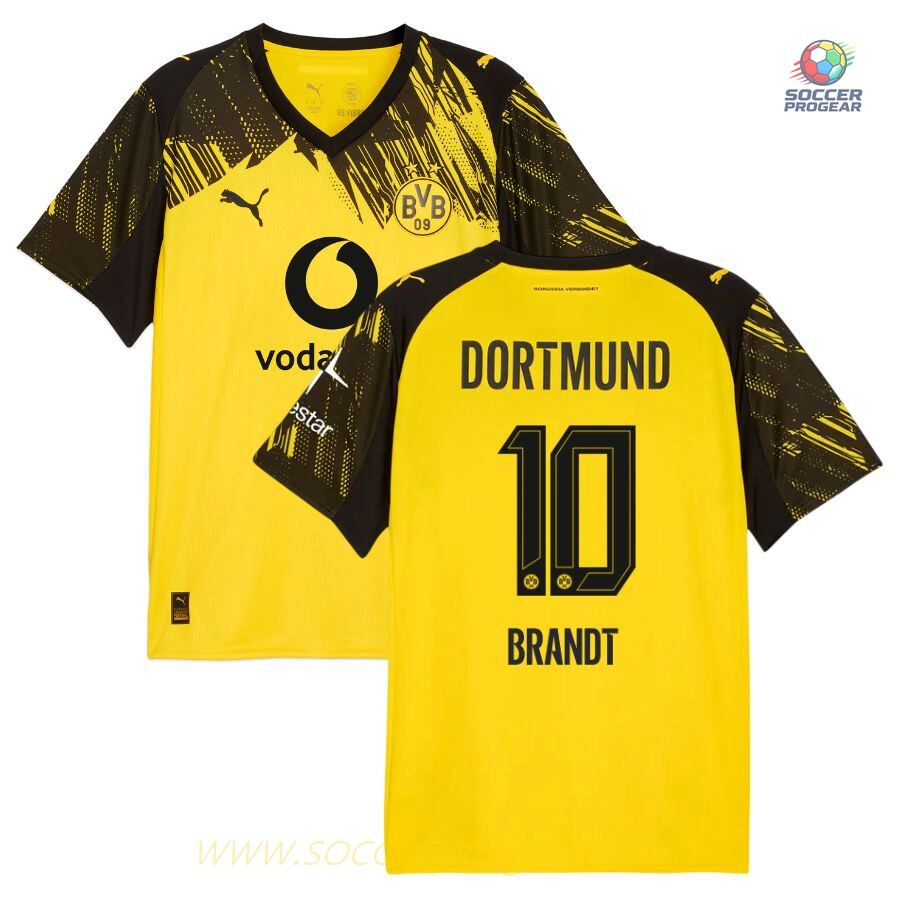 BVB Dortmund Home Football Jersey 2025-26 Edition Brandt