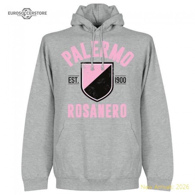 Authentic Supporter Palermo Established Hoodie - Grey