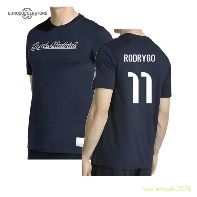 Official Home Real Madrid Rodrygo Jersey 2025-2026 Durable
