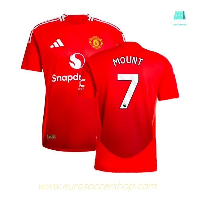 2024-2025 Man Utd Authentic Home Shirt (Mount 7)
