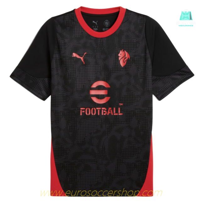 2025-2026 AC Milan Training Jersey (Black) (Ronaldo 99)