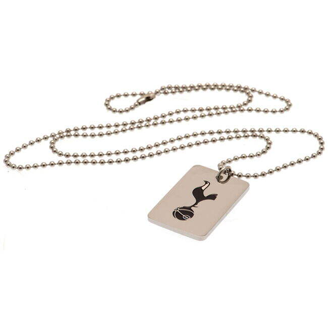 Women's Tottenham Hotspur FC Enamel Crest Dog Tag & Chain