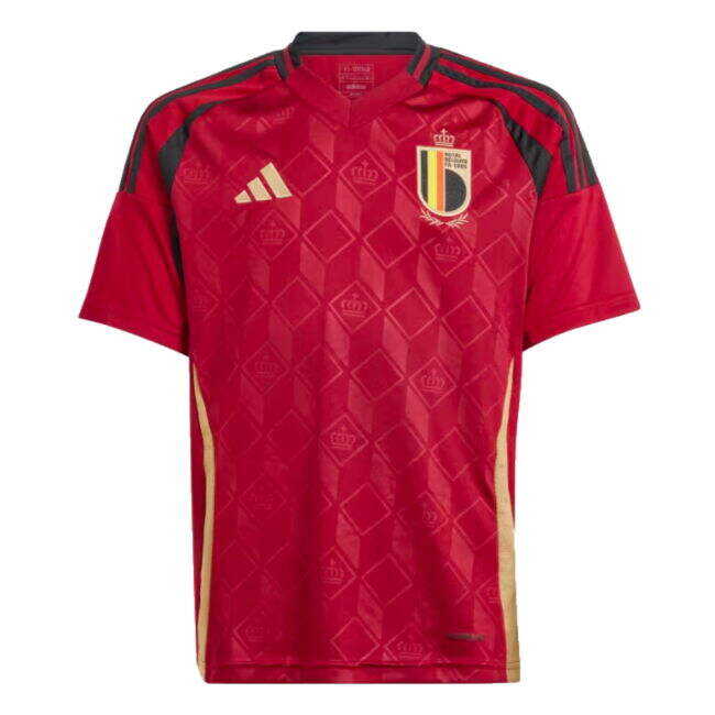And Value For Money 2024-2025 Belgium Home Shirt (Kids) (Your Name) Mature