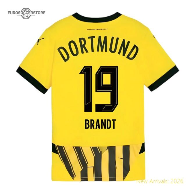 Top-grade 2024-2025 Borussia Dortmund Cup Shirt (kids) (brandt 19)