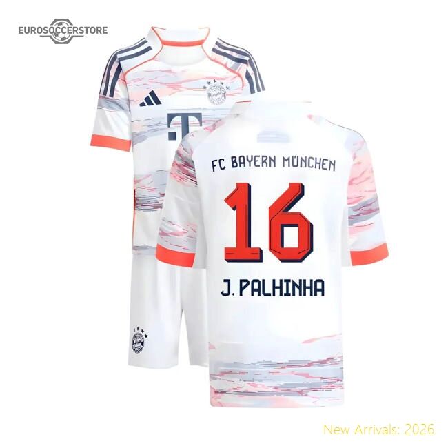 2025-2026 Bayern Munich Away Mini Kit (j Palhinha 16) - Collectors Item