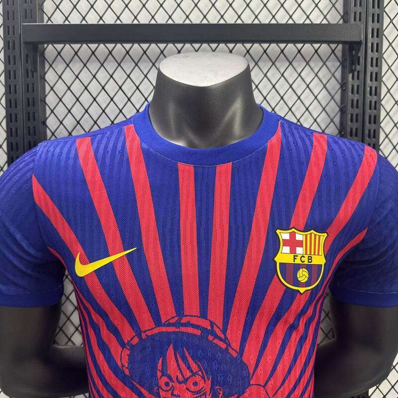 2526 Barcelona X One Piece Football Shirt Authentic version -