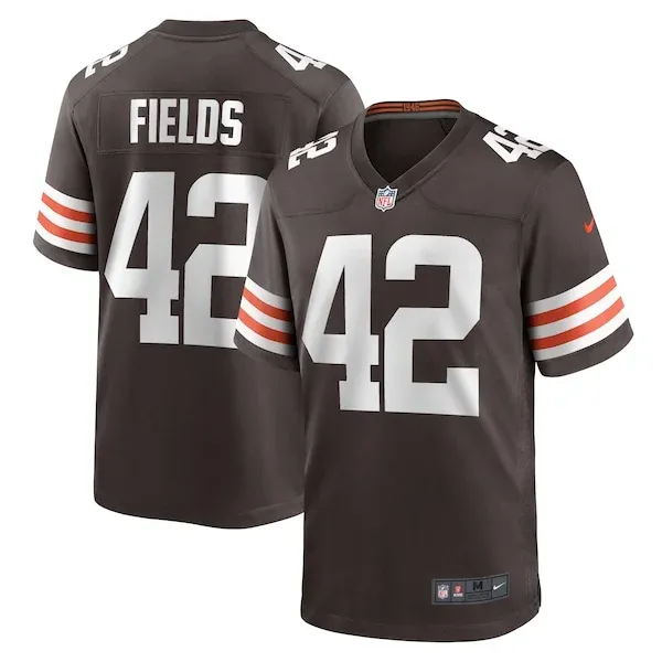 None Game NFL Jersey - Brown | Durable Football Apparel | NFL Football
