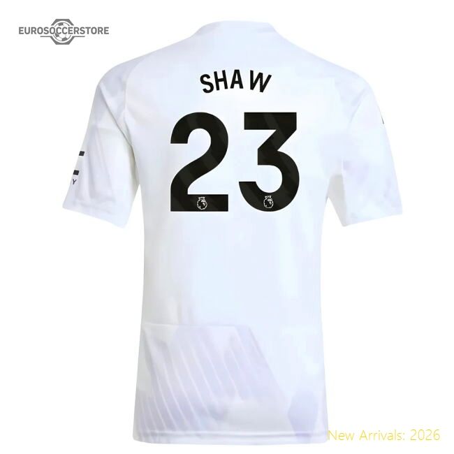 Authentic 2025-2026 Man Utd Away Shirt (kids) (shaw 23) - Premium