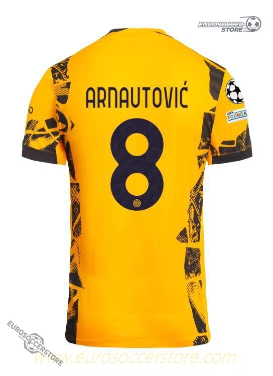 Inter Milan 24-25 Champions League Final ARNAUTOVIĆ 8 Jersey