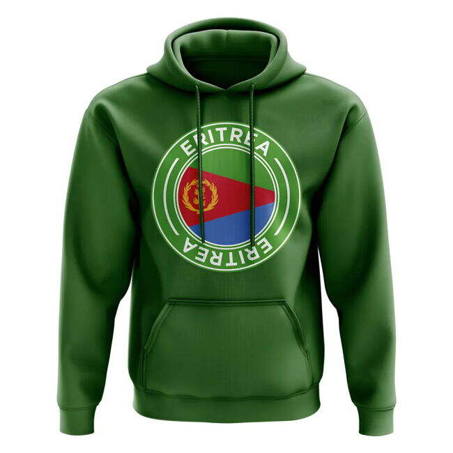 Fan-Favorite Exclusive-Design Eritrea Football Badge Hoodie (Green)