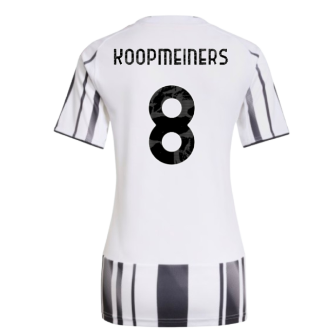 2025-2026 Juve Home Shirt (Womens) (Koopmeiners 8) UV Protection