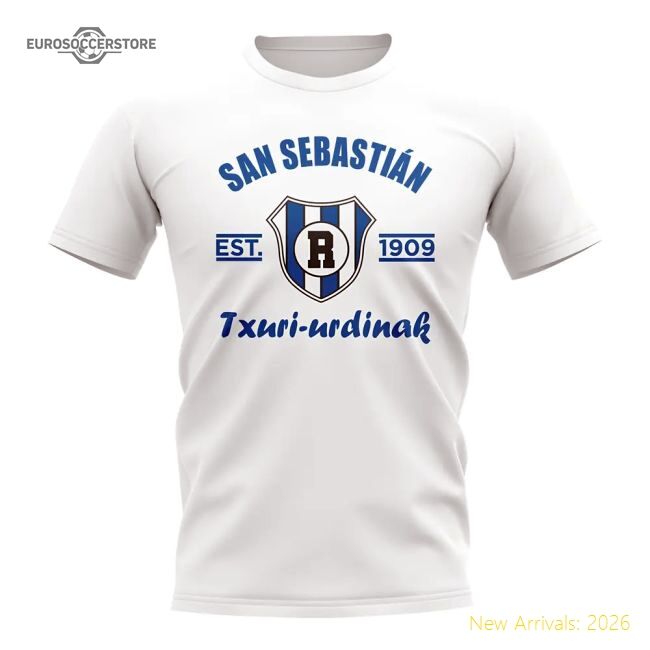 Elite Real Sociedad Established Football T-shirt (white)