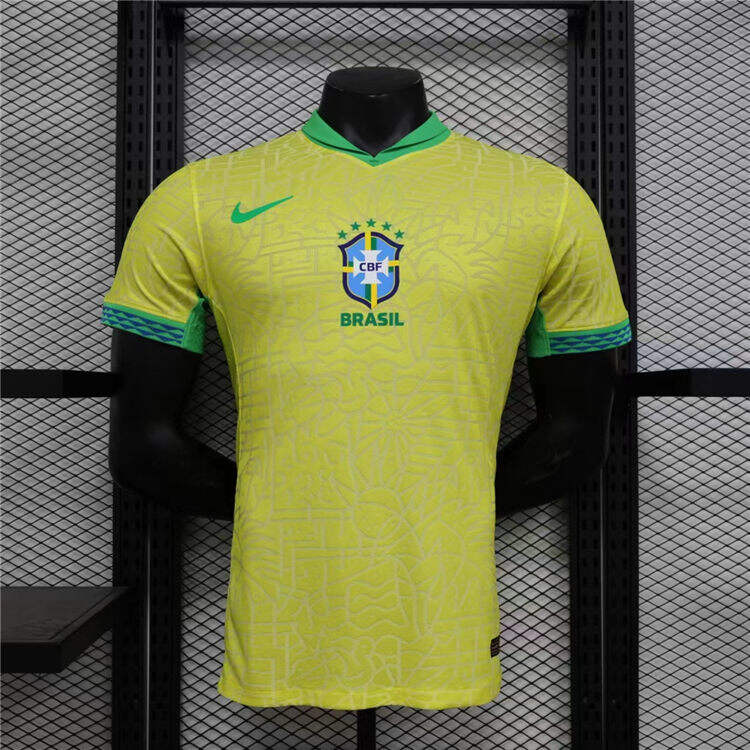 BRAZIL COPA AMERICA 2024 HOME SHIRT AUTHENTIC VERSION - Official