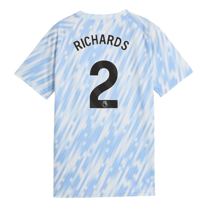 Kids Man City Soccer Club Trendy Home Team Kit (Richards 2)