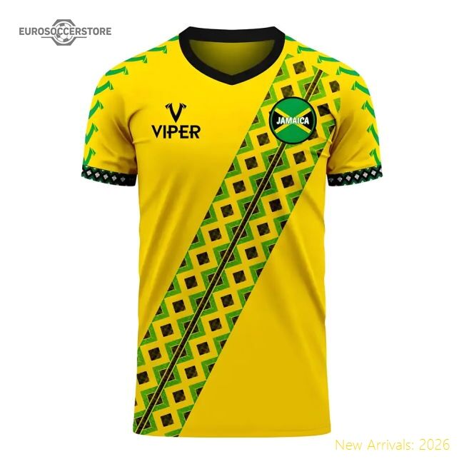 Jamaica Concept 20252026 Home Kit  Elite Retro Quickdry