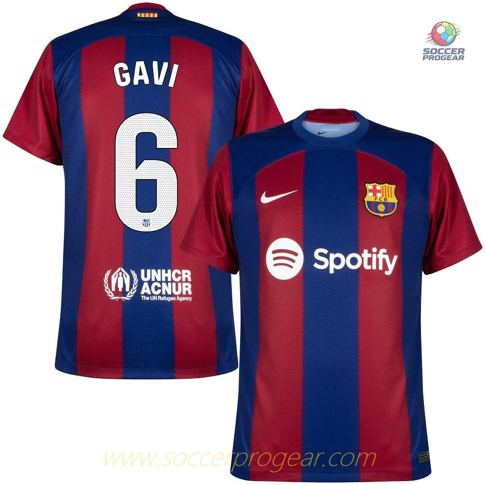 Barca Team Shirt 2023 2024 Home Gavi