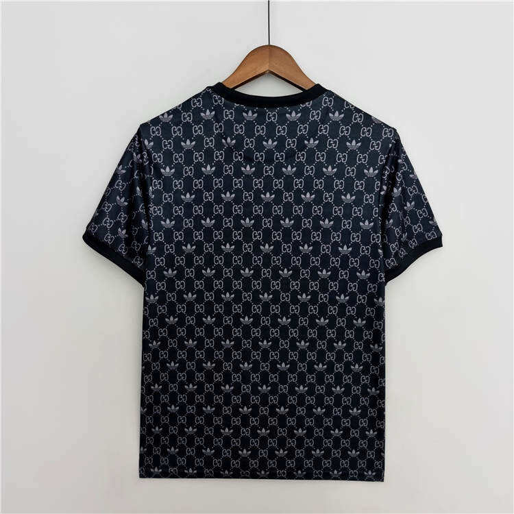 2223 Juventus Gucci Black Soccer Jersey Football Shirt - Official