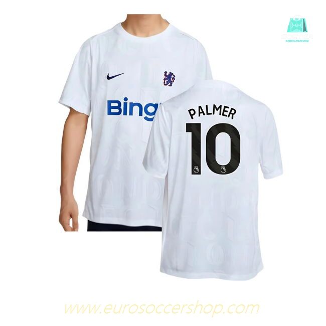 2025-2026 Chelsea Academy Pro Pre-Match Football Top (White) (Palmer 10)