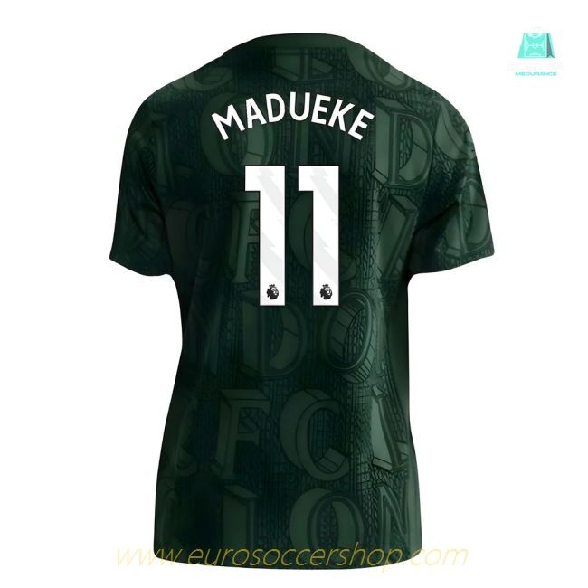 2025-2026 Chelsea Pre Match Shirt (Green) - Kids (Madueke 11)