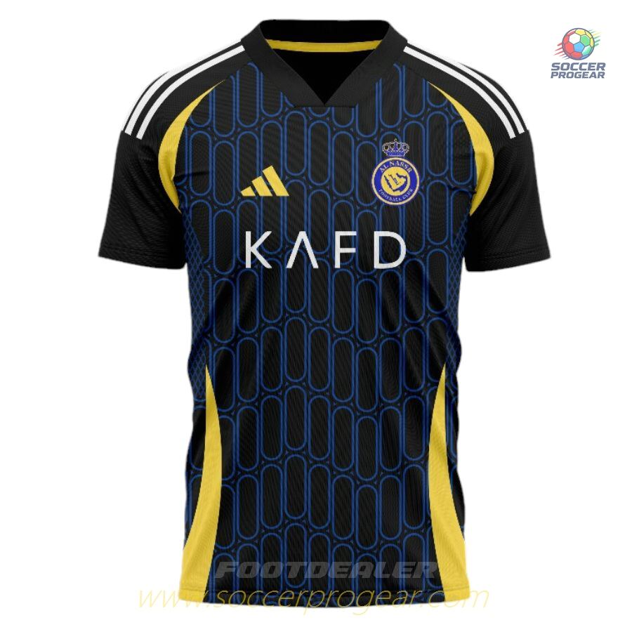 AL Nassr Away Soccer Football Shirt 2024-25 Edition Kids Edition Soccer Uniform