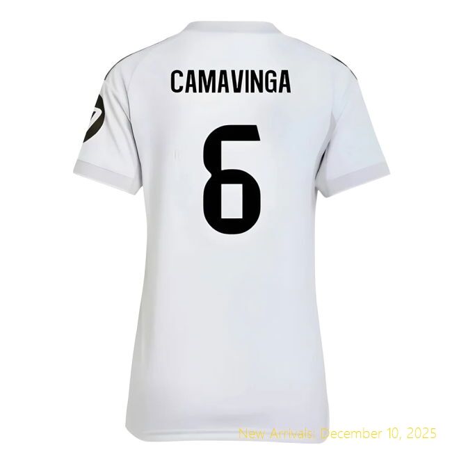 2025-2026 Real Madrid RM Top Grade Home Shirt (Womens) (Camavinga 6)