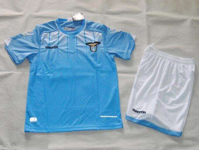 Kids Lazio 2015-16 Home Soccer KitShirtShorts - Official Replica 20005