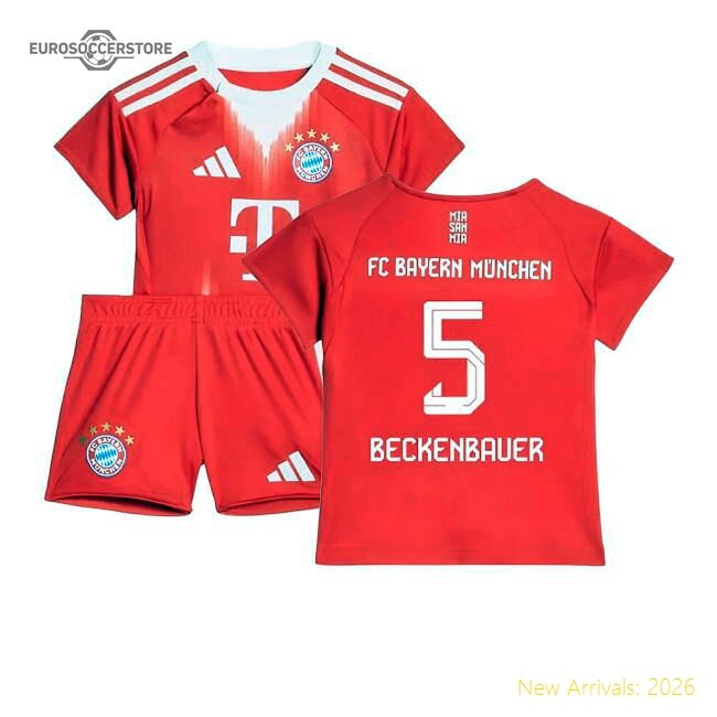 Official 2025-2026 Bayern Munich Home Baby Kit (Beckenbauer 5)