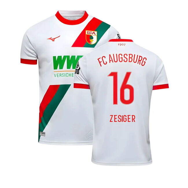 2025-2026 FC Augsburg Home Shirt (Zesiger 16)