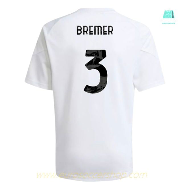 2025-2026 Juventus Training Shirt (White) - Kids (Bremer 3)