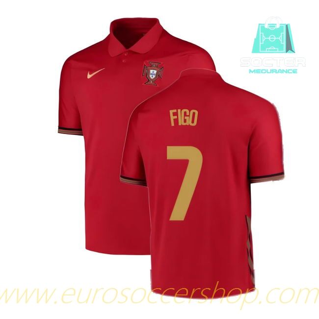 2020-2021 Portugal Home Kit (FIGO 7)